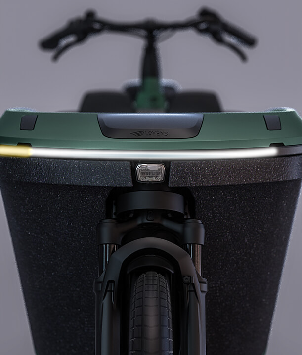 LED daytime running lights with indicator light Lovens Explorer 2