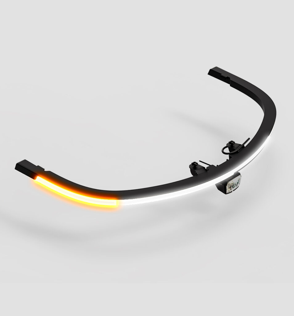 LED daytime running lights with indicator lights Lovens Explorer 2