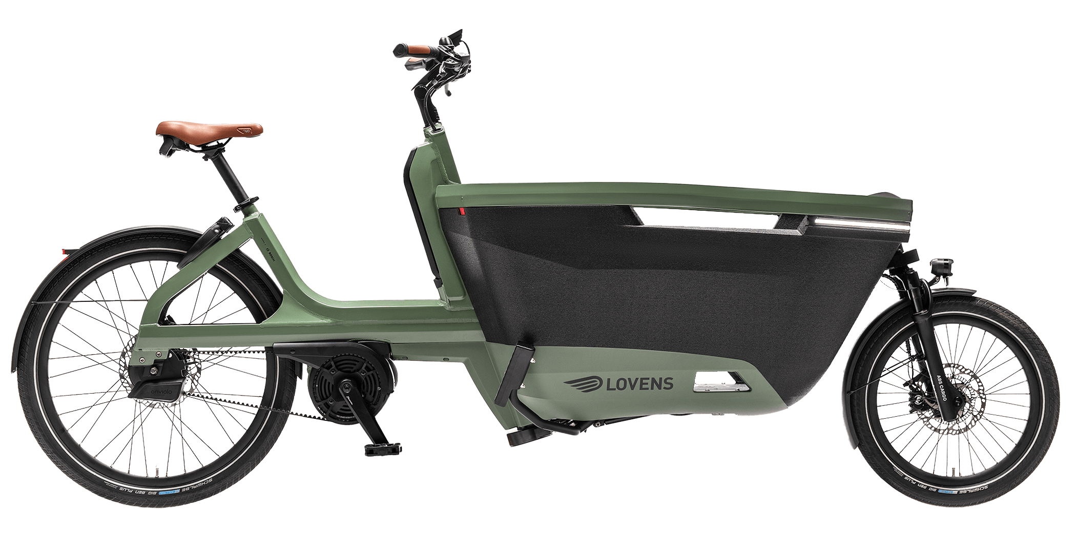 Product picture Lovens Explorer 1 green with brown styling kit