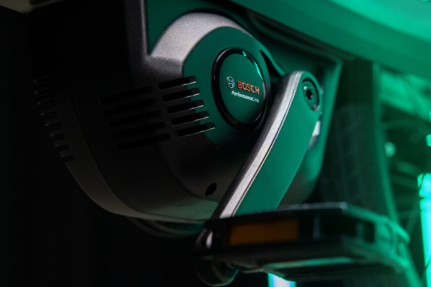 The new generation Bosch Performance Line motor is featured on the Lovens Explorer 2.